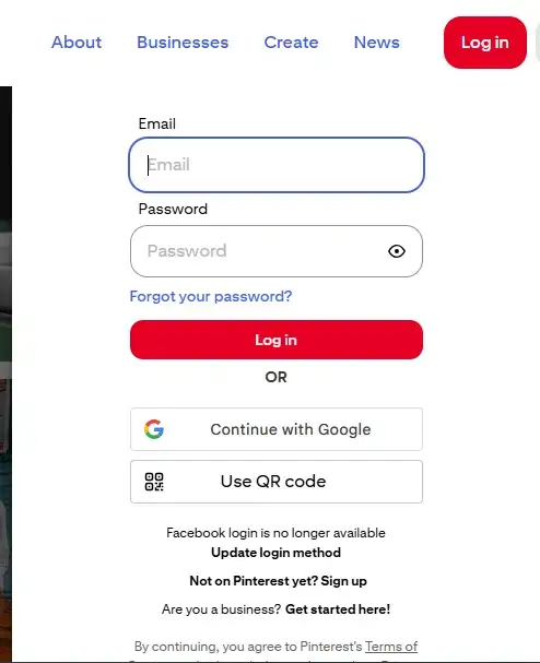 Pinterest पर अकाउंट कैसे बनाए